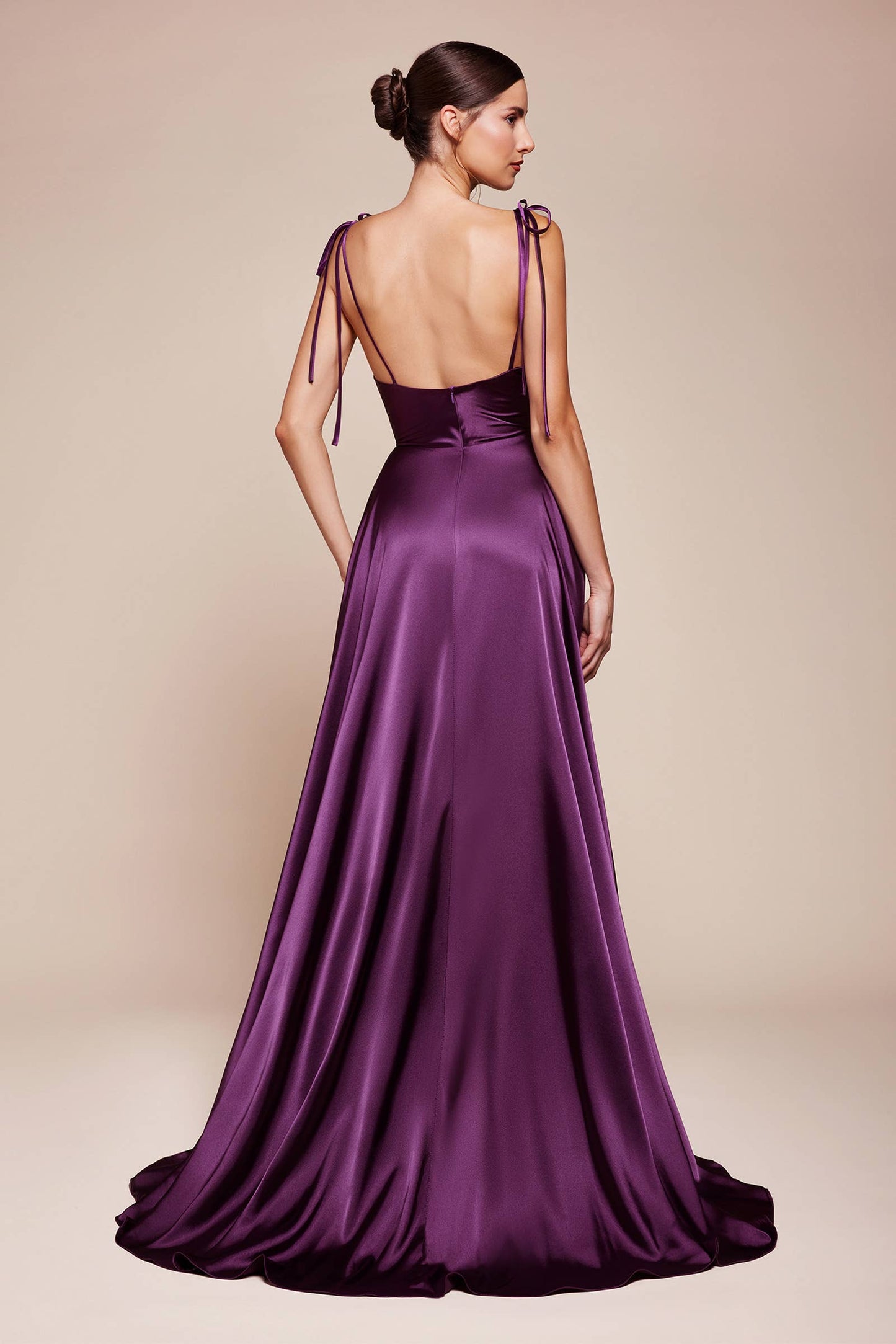 Satin A-Line Dress